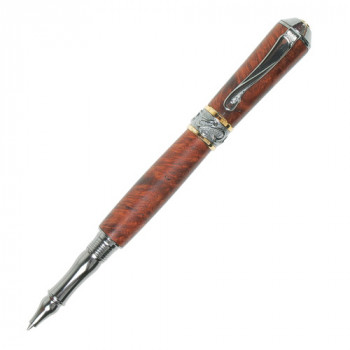 Stylo-plume Broadwell noir et or 22 k